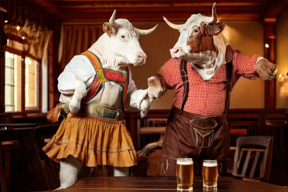 Dancing bulls